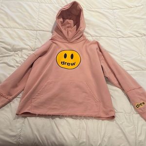 Drew house pink distressed hoodie Size XL UNISEX
